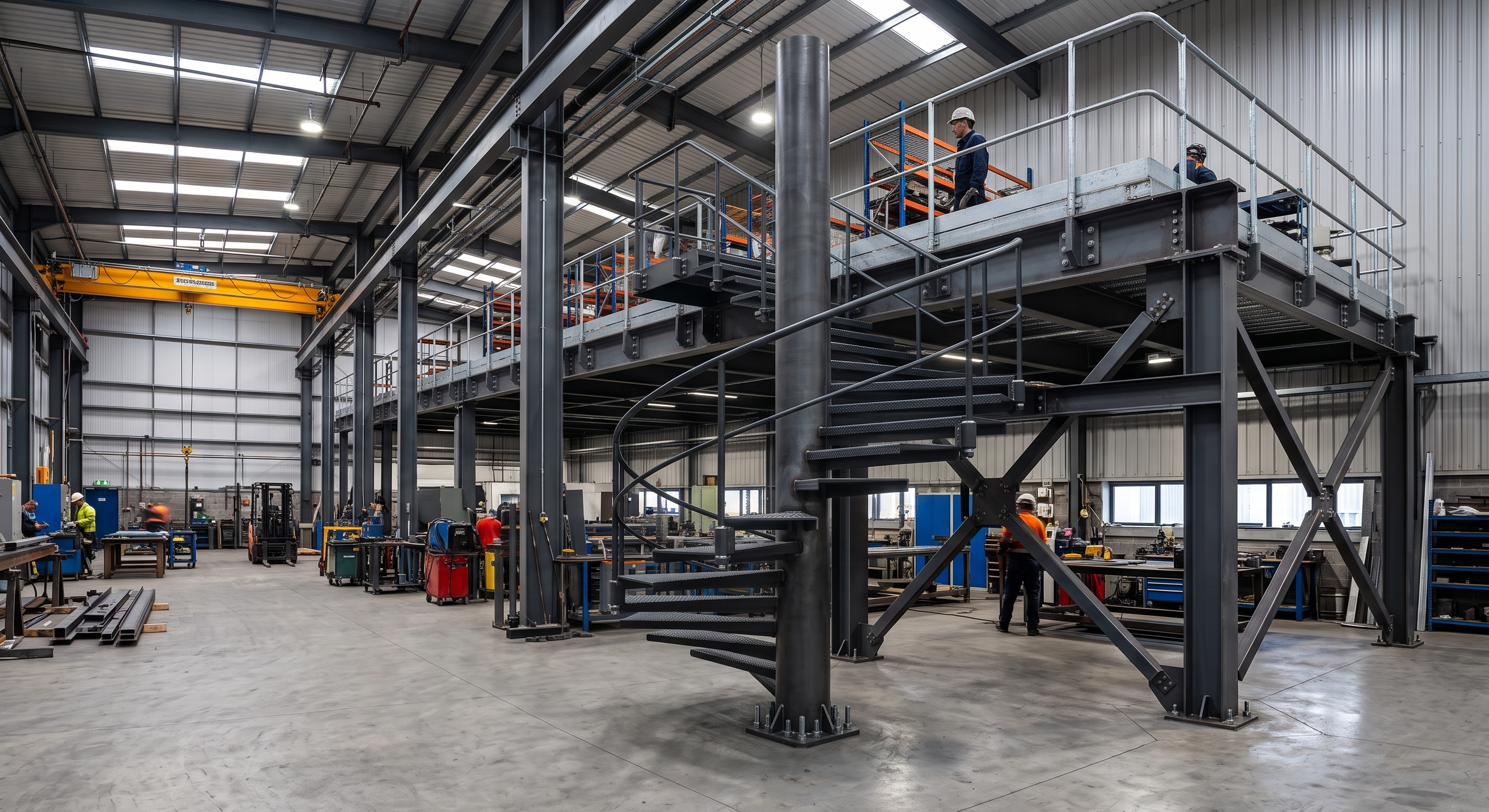 Mezzanine and Staircases